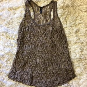 Lace tank top
